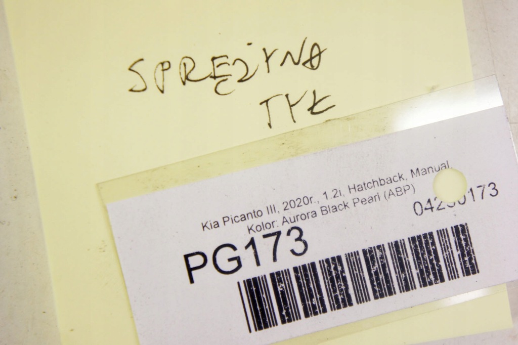 фото №11, Pg173+ kia picanto iii 1.2i пружины задняя 55335-g6000 комплект