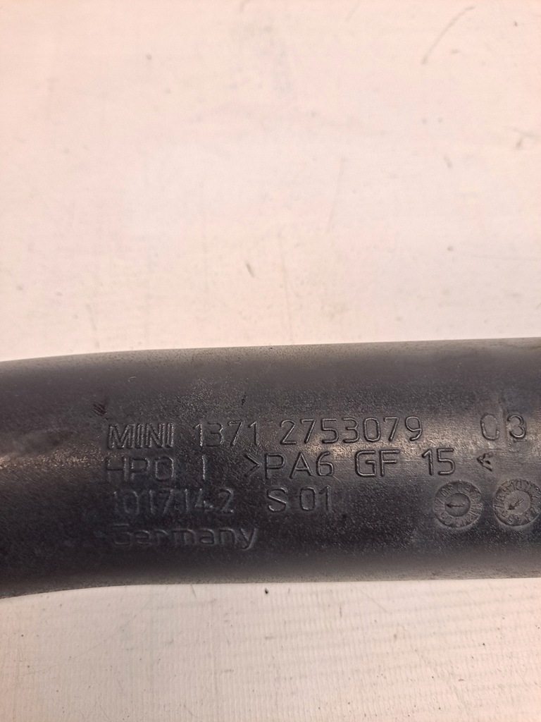 фото №5, Труба інтеркулер 2753079 mini cooper r56 1.6d