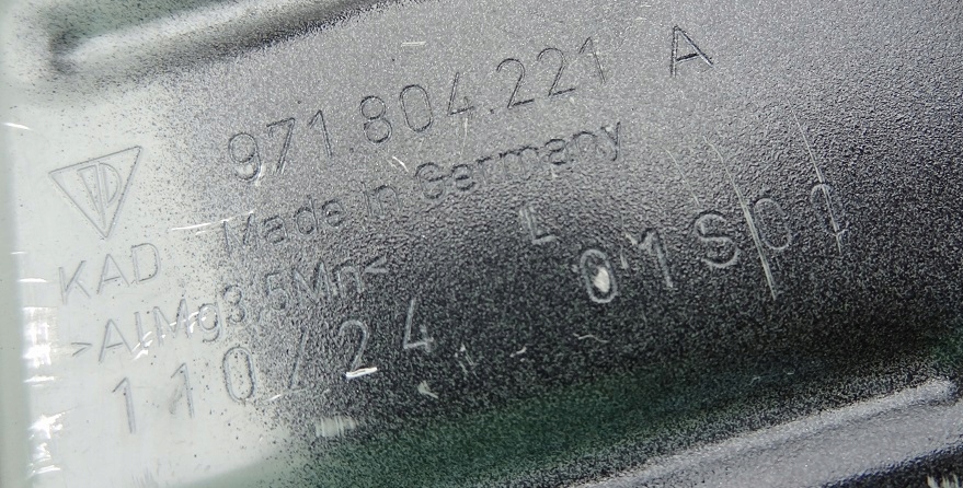 фото №9, Лівий правий підкрилок кронштейн кронштейн крила перед porsche panamera 971