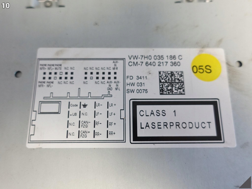 фото №11, Vw t5 t6 multivan 7h0 7e1 7e0 радіо cd радіопрогравач low dab t5 up2 bvx