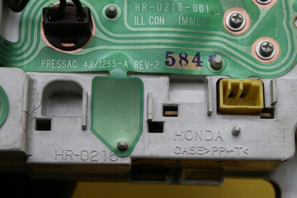 фото №9, Счетчик приборная панель автоматическая коробка передач civic vi usa 1.6 b