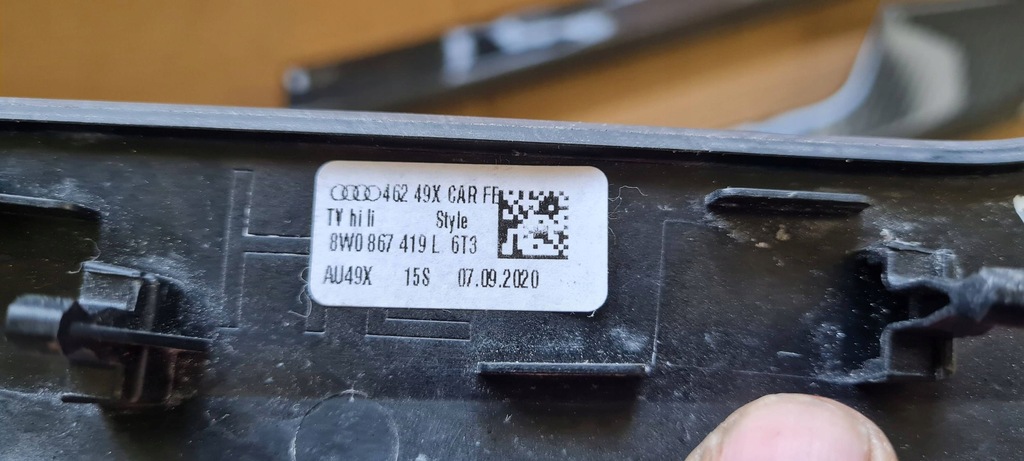 фото №12, Rs5 8w lift s5 a5 dekor декори молдинг декоративна двері карбон 4x sportback