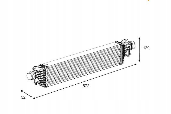 Інтеркулер opel opel corsa e 1.3 cdti 09-2014 Оригінал