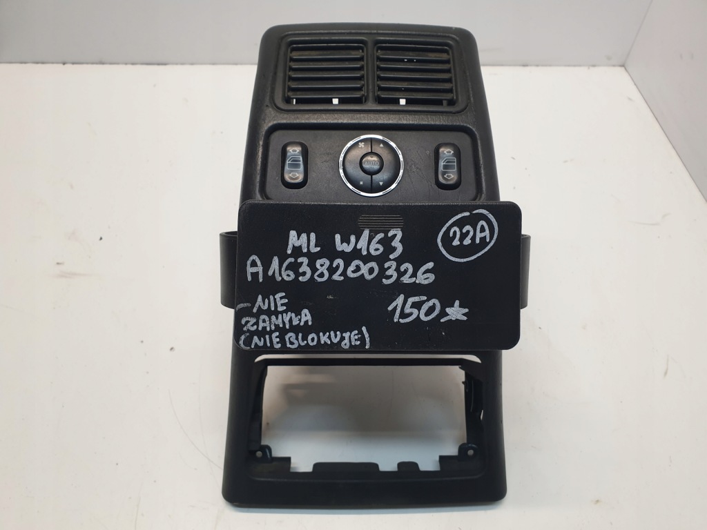 фото №1, Консоль средняя панель окон mercedes-benz ml w163