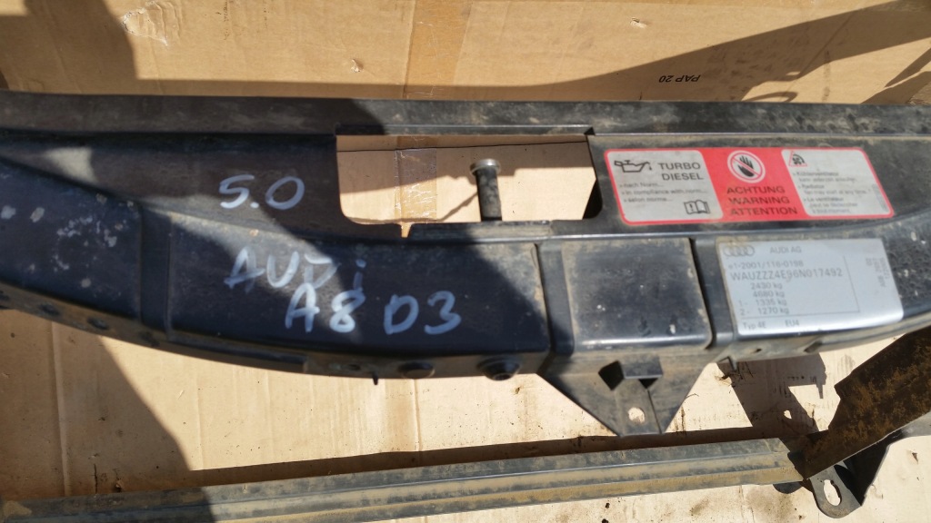 фото №7, Audi a8 d3 pas передний 5.0 tdi 4e0805594c