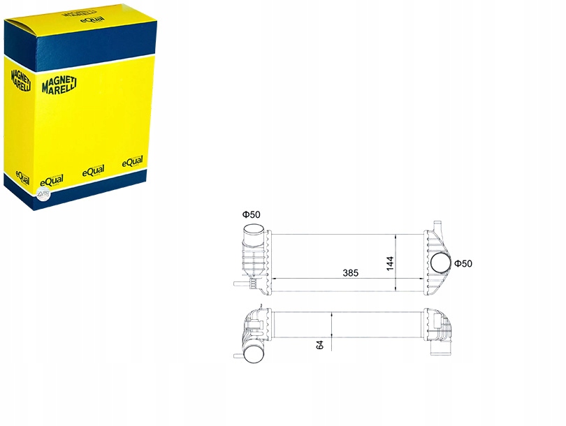 Купить Интеркулер renault kangoo magneti marelli