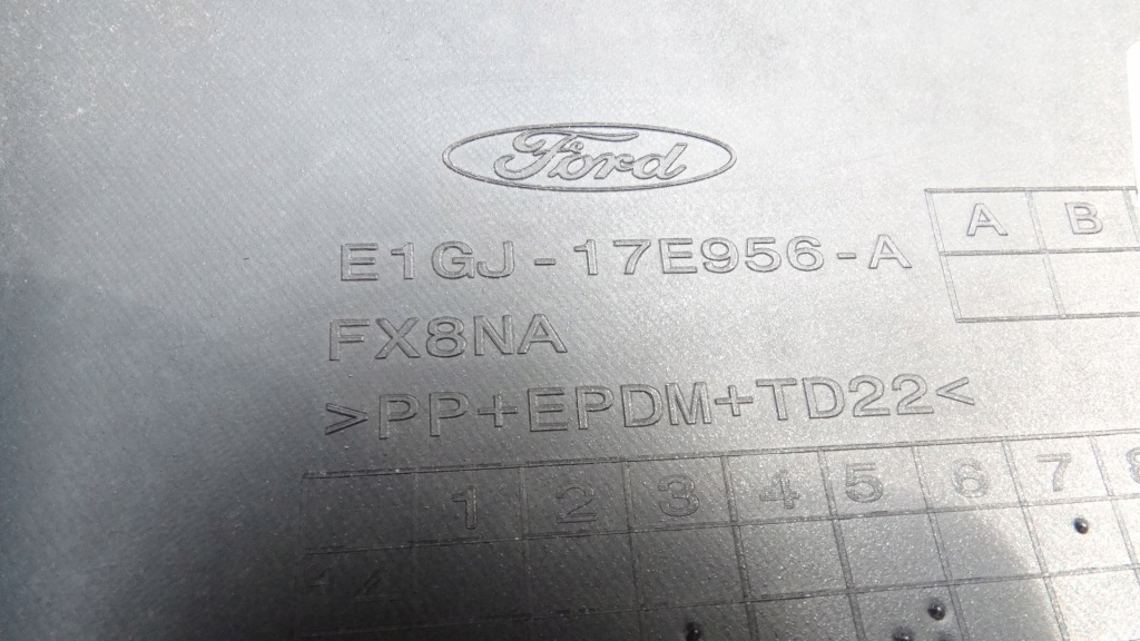 фото №13, Ford s-max mk2 2014- дифузор накладка бампера заднього e1gj-17e956-a