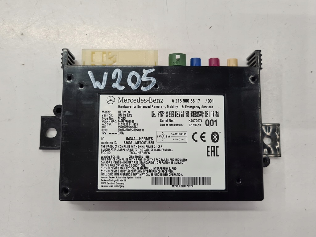 фото №1, Mercedes w205 модуль telematik a2139003617