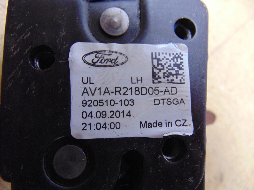 фото №9, Замок cent. двері лівий перед ford b-max верхній