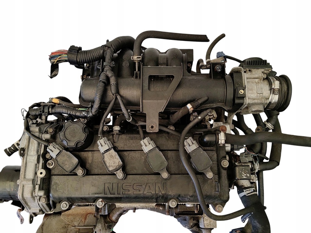 фото №13, Двигатель kompletny nissan primera p12 2.0 16v 140km 103kw qr20de 177 tyś film