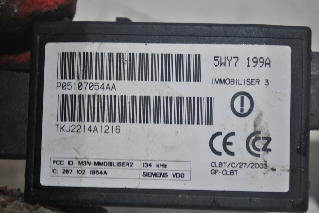 фото №5, Петля імобілайзер chrysler pt cruiser p05107054aa