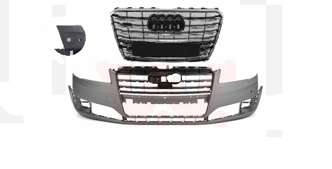 фото №1, Audi a8 d4 4f lift 2013-2017 бампер передній перед