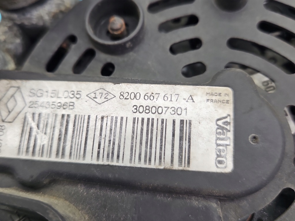 фото №6, Test генератор renault scenic ii 8200667617a 1.9 dci