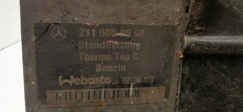 фото №7, Mercedes w211 webasto обігрівач стояночний клапан шланги 2115000998