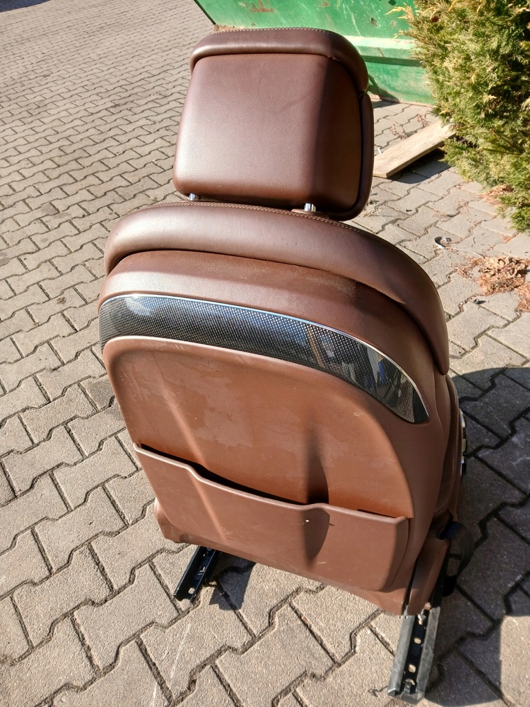 фото №6, Сидіння audi s8 a8 2016 lift коричнева шкіра карбон 4h d4