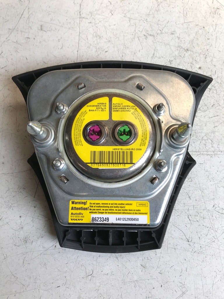 фото №4, Подушка подушка безопасности водителя volvo c30 r-design