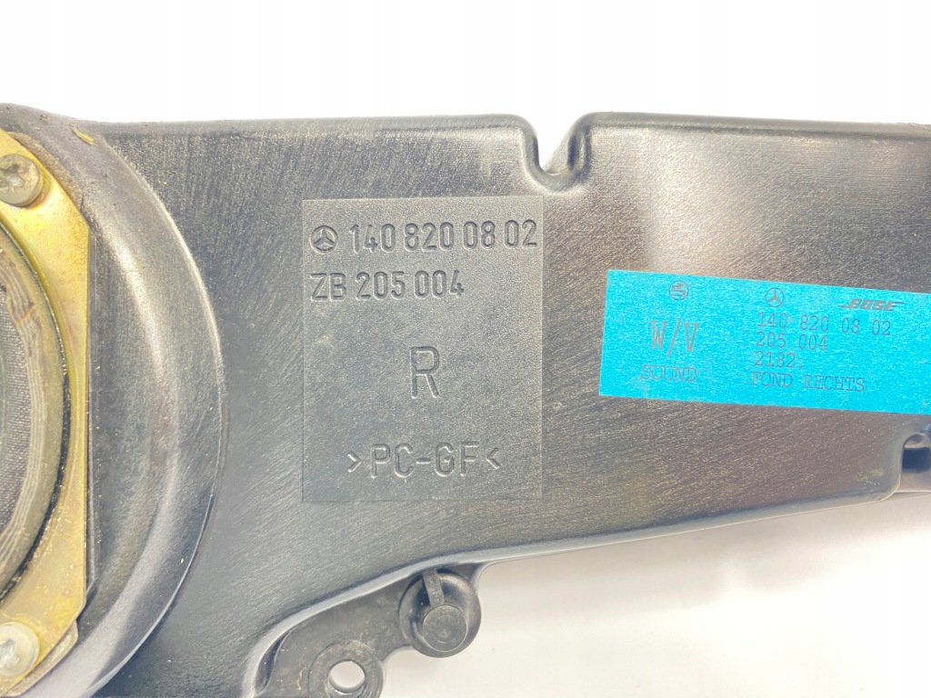 Динамік правих двері задній правий задній bose mercedes w140 1408200802 Зі Шроту