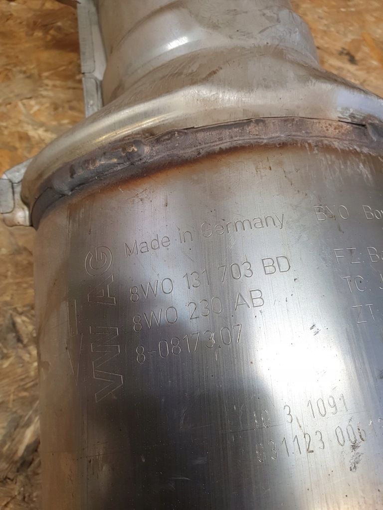 фото №8, Audi a5 8w катализатор dpf 8w0131703bd 8w0131703bl 2.0 tdi