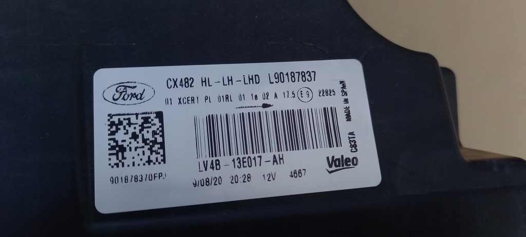 фото №7, Ford kuga mk3 escape 2020 левая лампа full led