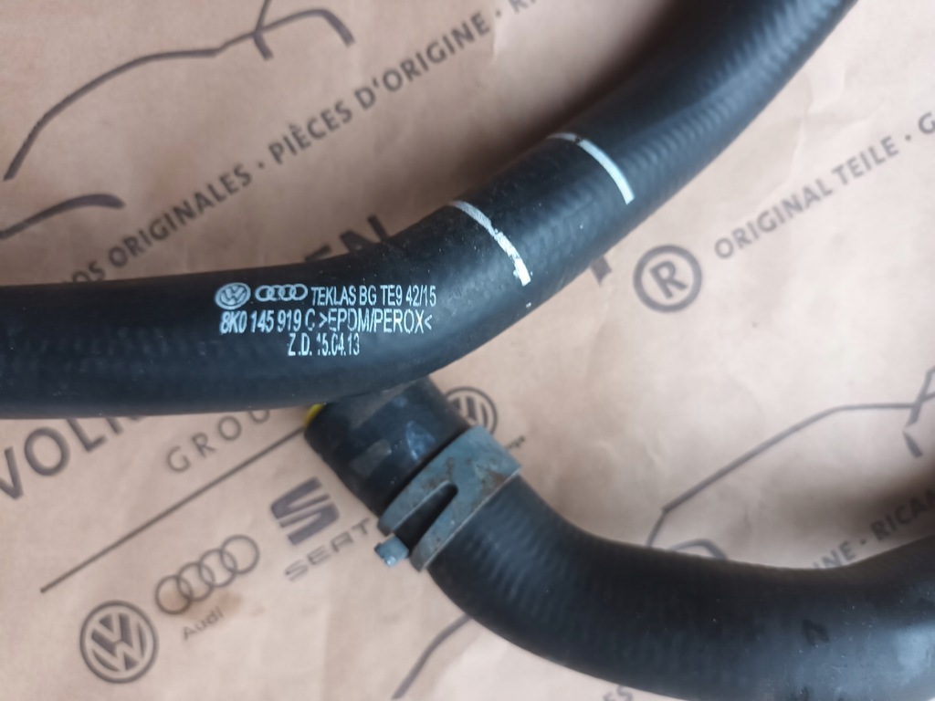фото №7, Wąż шланг wody audi a4 8k a5 8t lift 8k0145919c