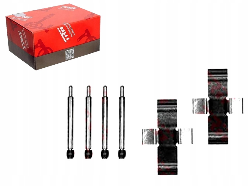 фото №1, Trw набор монтажный тормозных колодок vw перед transporter