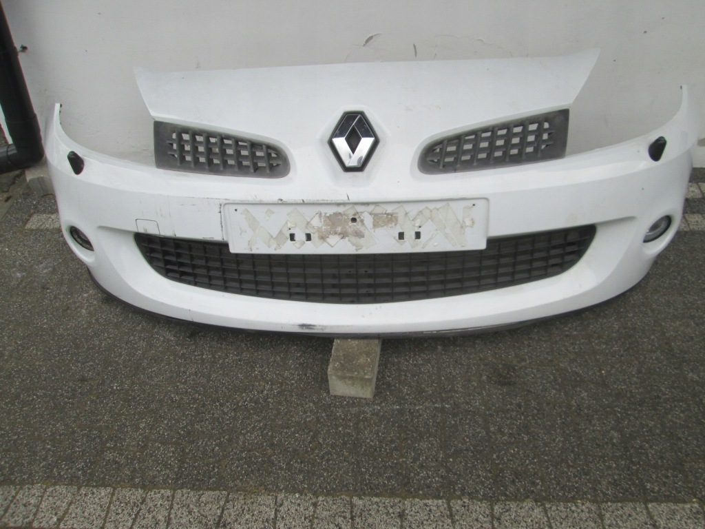 Бампер передний комплектный  renault clio 3 rs 2008 белый Доставка