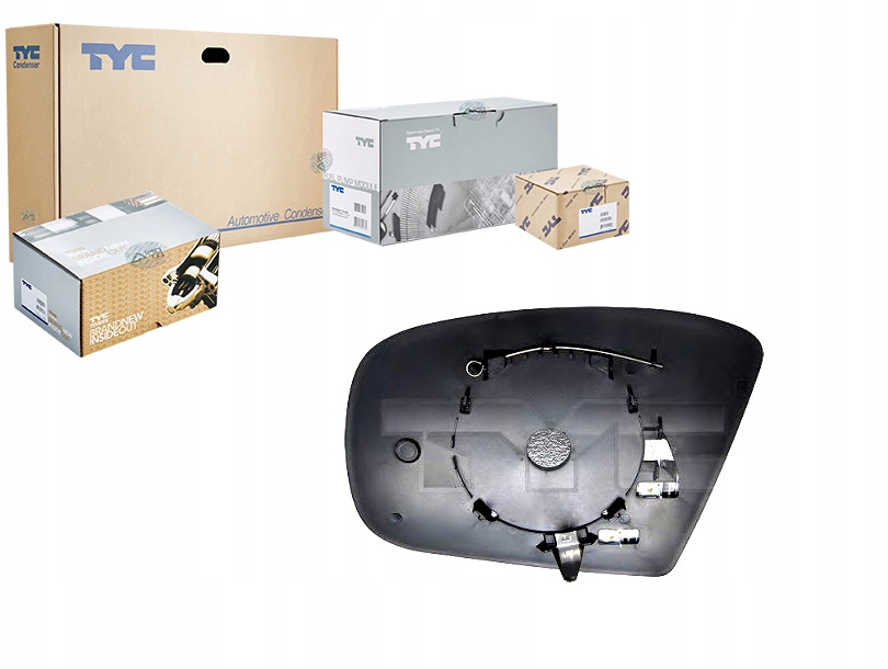 фото №1, Tyc 321-0120-1 скло дзеркало, дзеркало зовнішнє