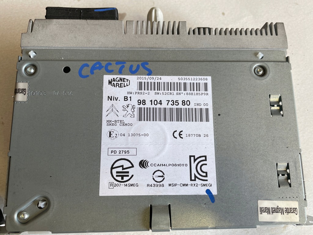 фото №2, Citroen c4 cactus радіо навігація 9810473580