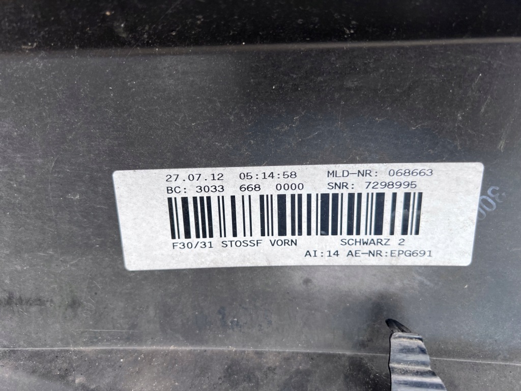 фото №15, Бампер перед передній bmw 3 f30 f31 колір 475