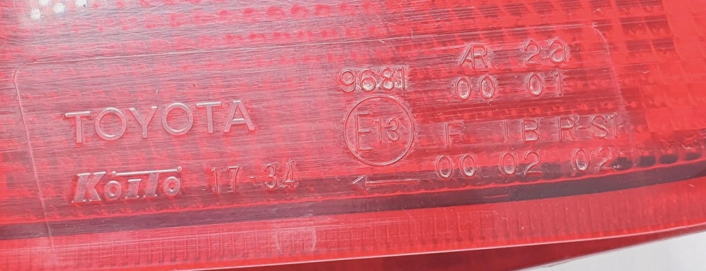 фото №8, Лампа левая задняя задняя toyota mr2 iii zzw30 europa