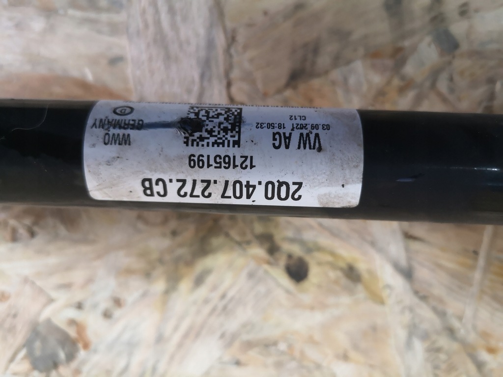 фото №5, Vw t-cross приводной вал правый перед 2q0407272cb 1.0 tsi