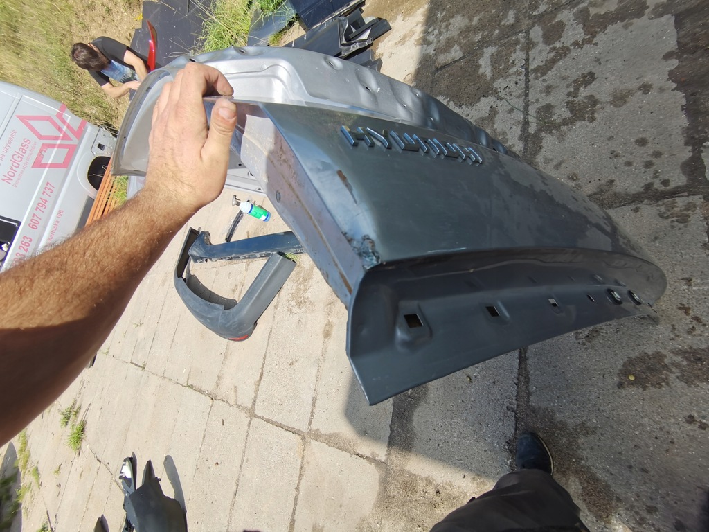 фото №10, Hyundai tucson iv - кришка багажника задня срібляста