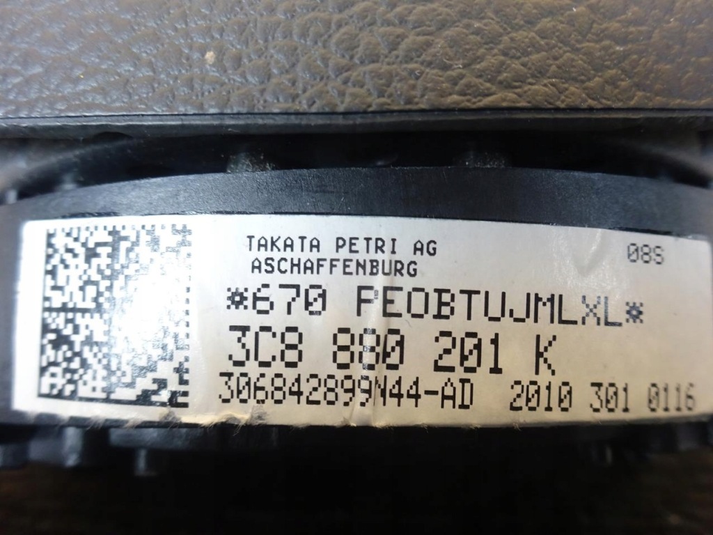 Купить Vw golf vi 08-12 подушка безопасности подушка воздушная водителя 3c8880201k