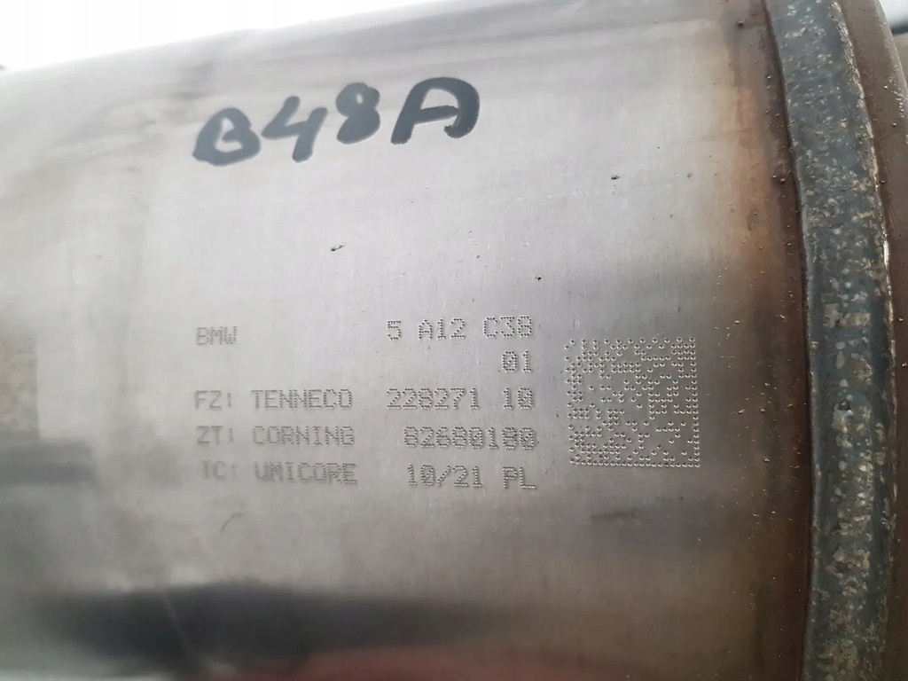 фото №10, Катализатор dpf bmw b48a 2.0i f39 x2 f40 f45 f46 f48 x1 8268018 8272771