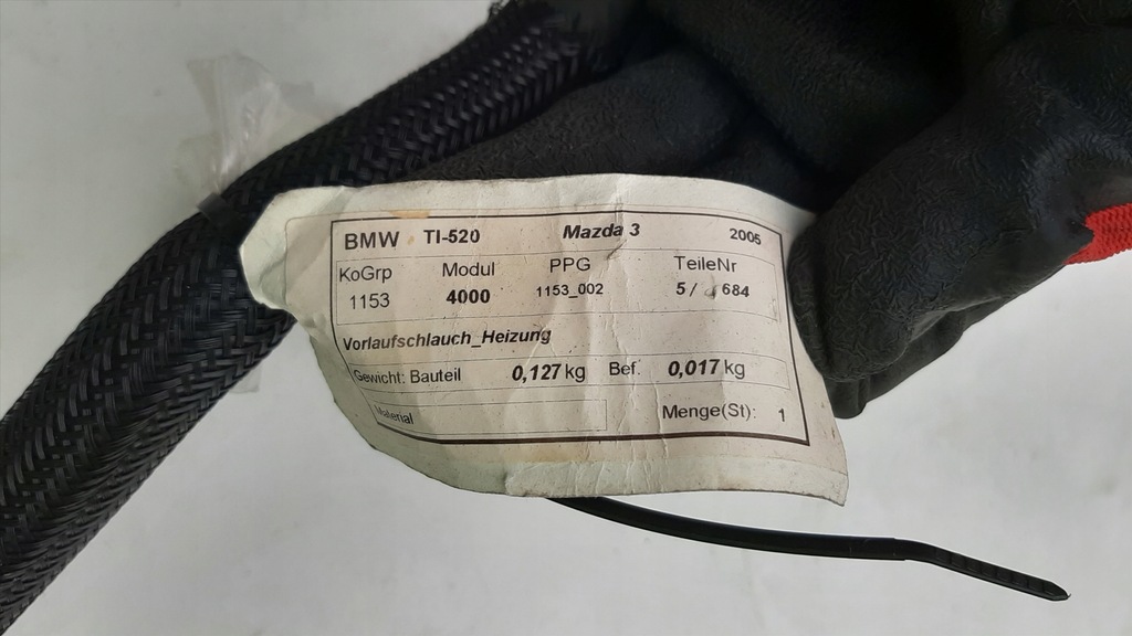 фото №5, Труба wąż шланг радіатора повітря mazda 3