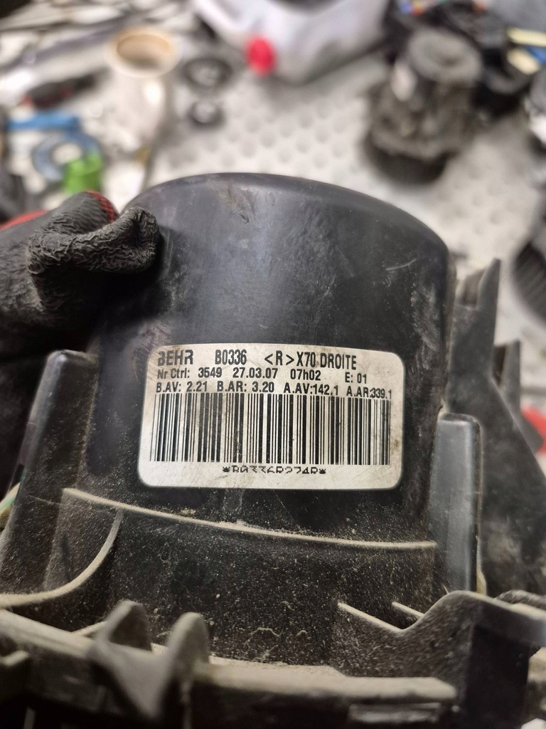 фото №3, Воздуходувка обдув renault master ii b0336 anglik