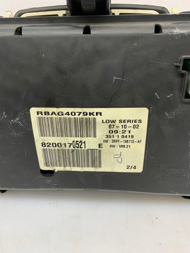 фото №5, Счетчик приборная панель 8200170521e renault