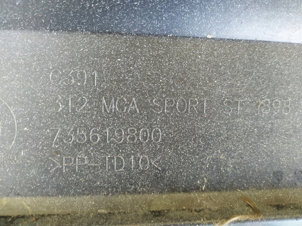 Купить Fiat 500 sport lift бампер перед передний задний  задний+ эмблема комплект