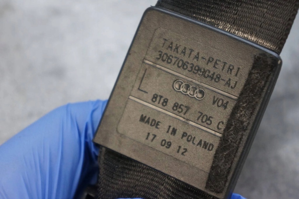 фото №4, Pas безопасности левый перед audi a5 8t lift 5d