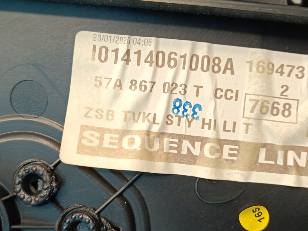 фото №8, Skoda karoq 2020r 1,5 tsi 110kw обшивка дверь левый задняя 57a867023t cci