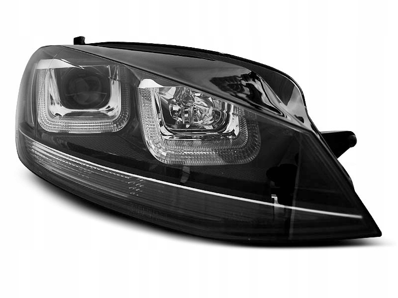фото №1, Лампы фары vw golf vii 7 12-17 black led drl