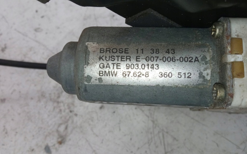 Element механізму скло лівий задній bmw 520 i в Україні