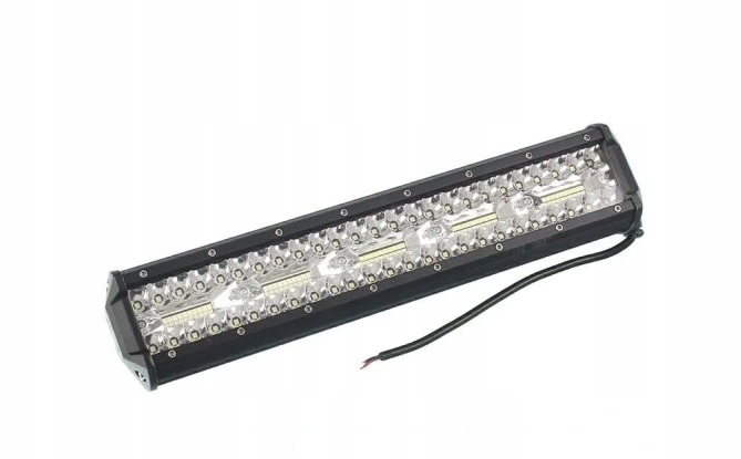 фото №1, Панель светодиодный prosty, противотуманная фара, 100 led w 3 rzędach задние кронштейн, 9-36v