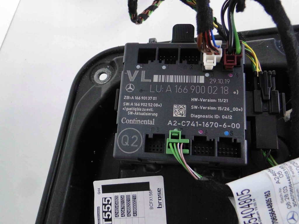 фото №12, Gla x156 156 lift вкладиш підйомник замок лівий перед