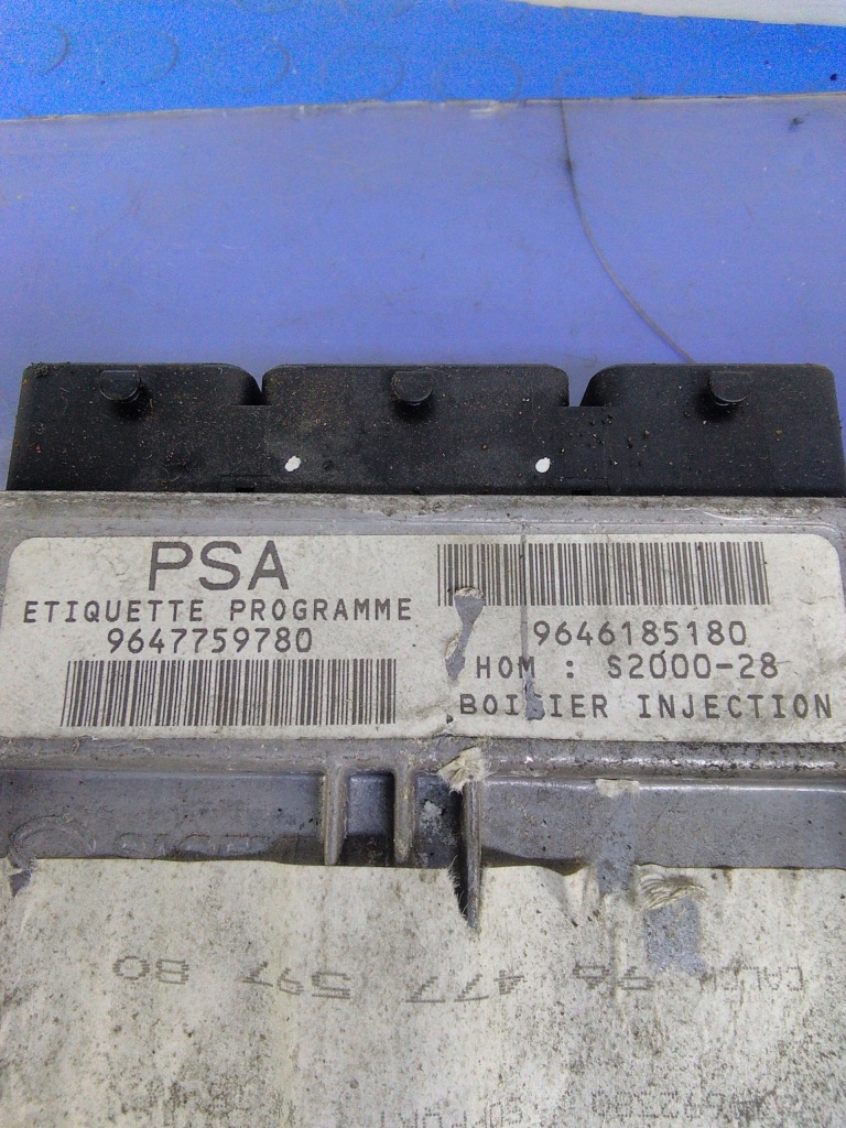 фото №5, Peugeot 307 1.4b бортовой компьютер блок управления двигателя 9647759780