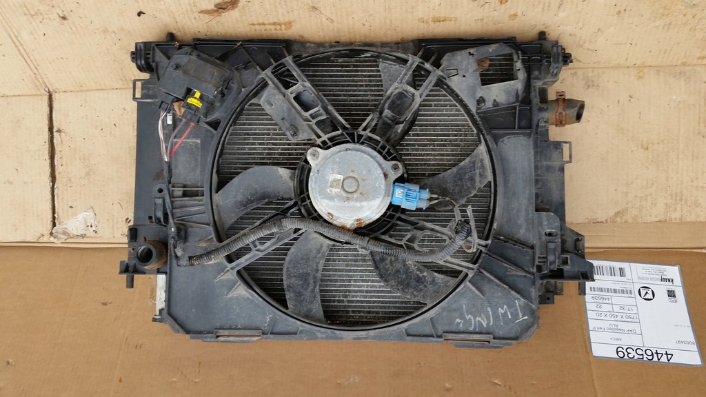 фото №6, Радиатор вентилятор renault twingo iii