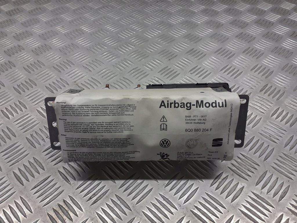 фото №1, Подушка подушка безопасности пассажира vw polo iv 6q0880204f