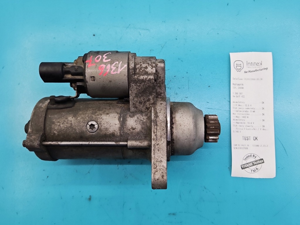 фото №1, Test стартер vw golf vii 1.6 tdi clh