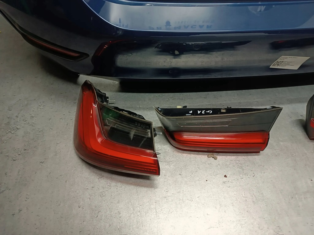 фото №6, Bmw 3 g21 бампер задня кришка багажника багажника лампи. kolor:c1m