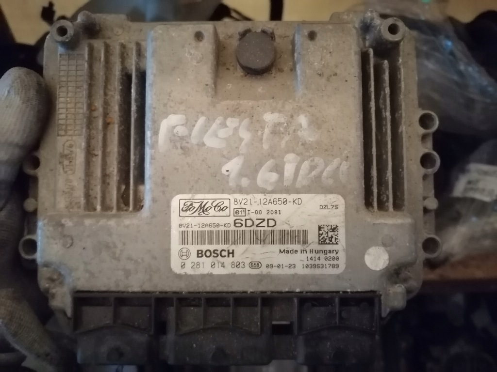 фото №1, Бортовой компьютер двигателя ford fiesta mk7